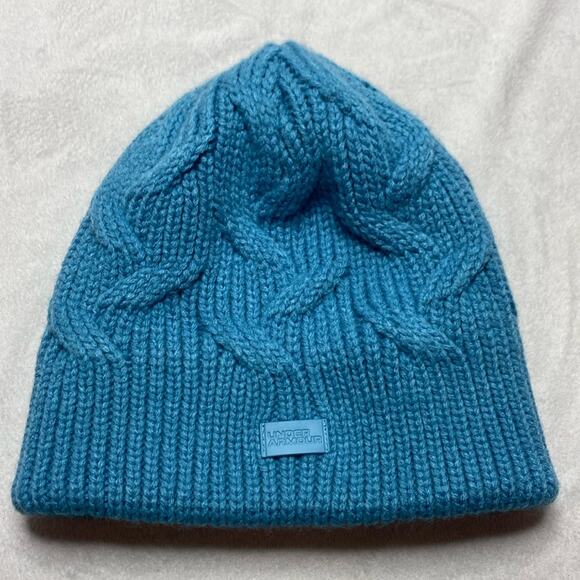 Under Armour Blue Bennie Hat Womens - Picture 1 of 3